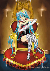 Miku rainha de copas *Miku queen of hearts By Alan