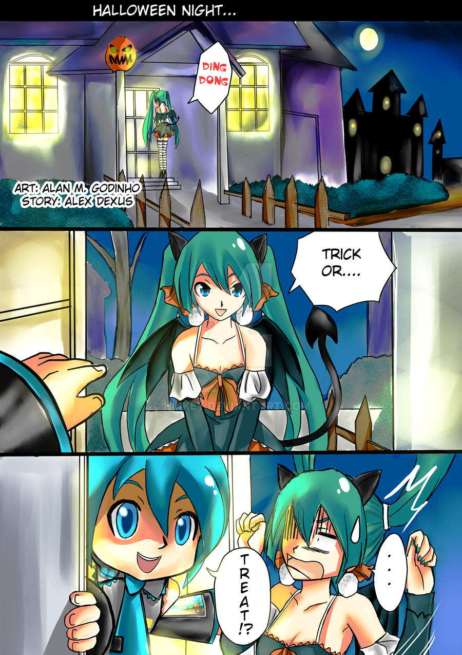 Miku and Alan Happy Halloween?? Part 1/3