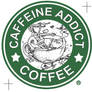 Caffeine Addict Coffee Logo