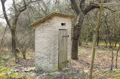 An outhouse