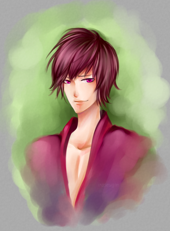 Strange Purple Hair Guy By Shibuya Enma On Deviantart