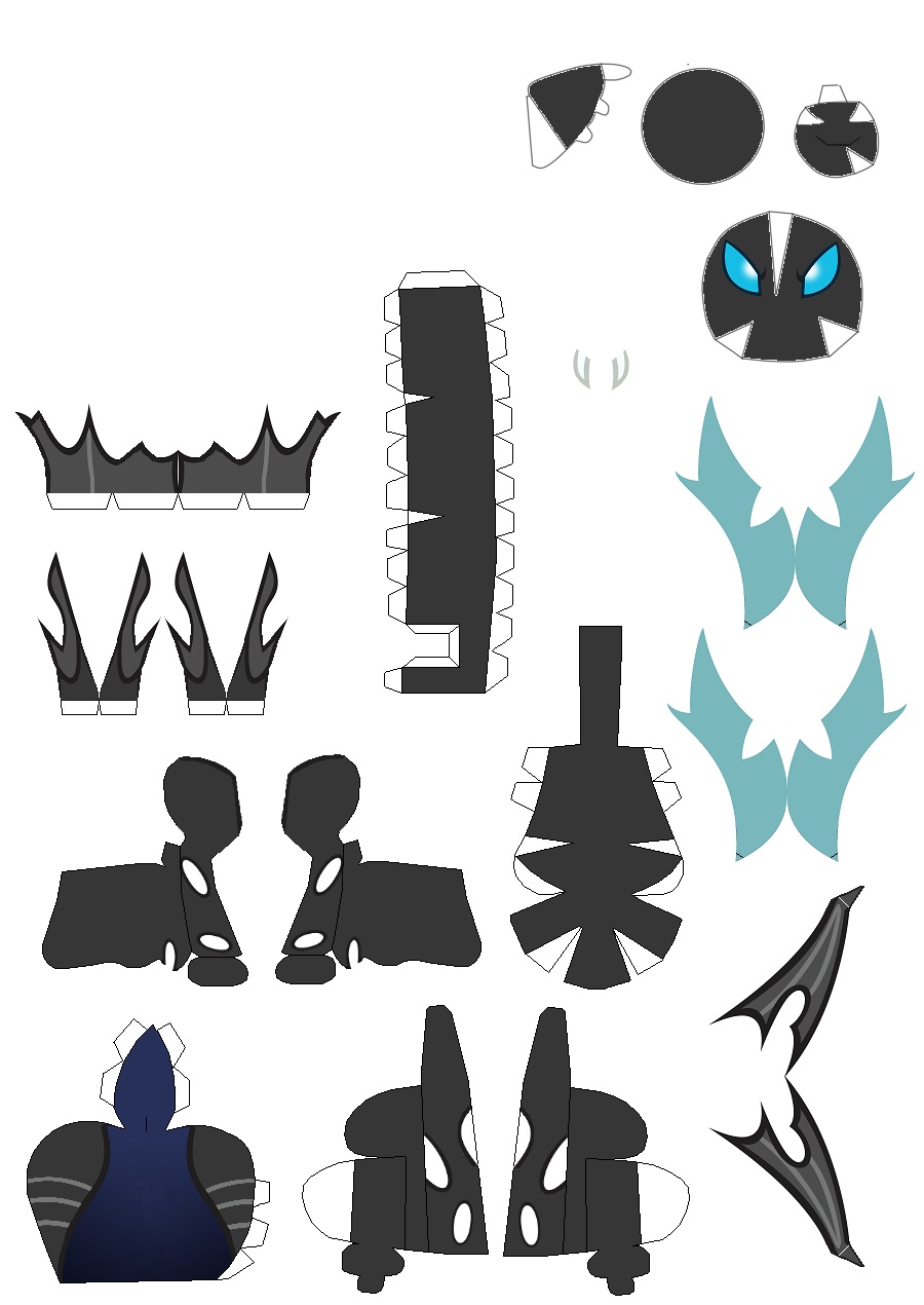 Changeling papercraft