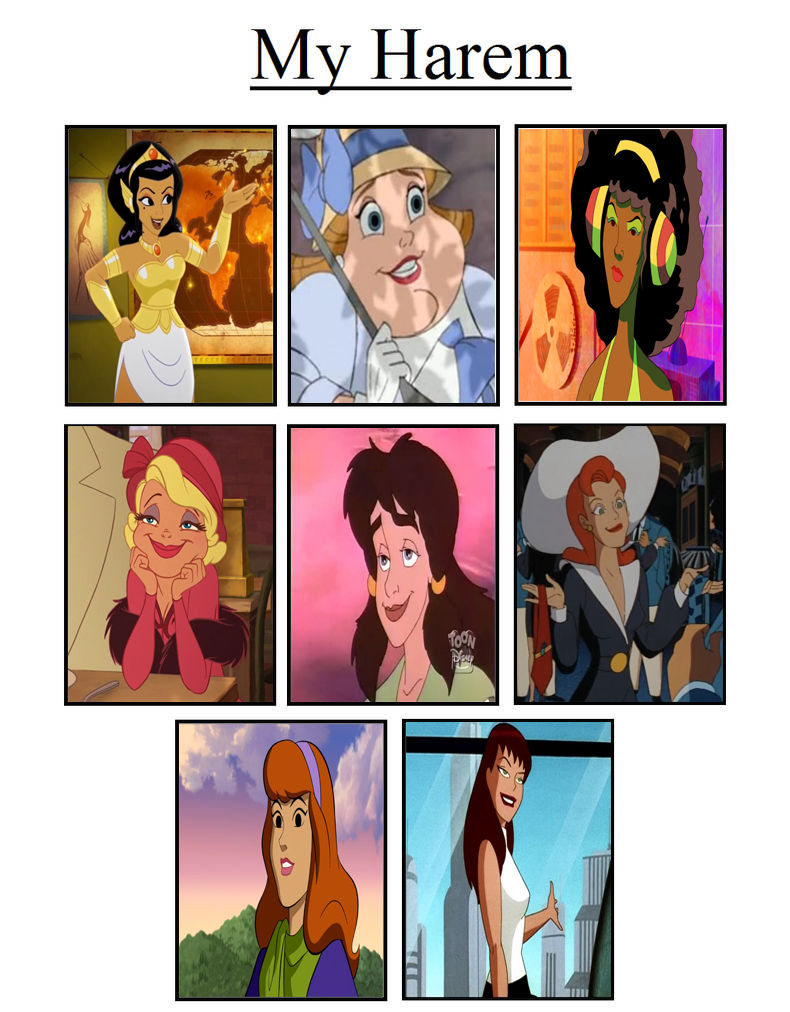 My Cartoon Harem By PeruAlonso On DeviantArt my-cartoon-harem-by-perualonso-on-deviantart