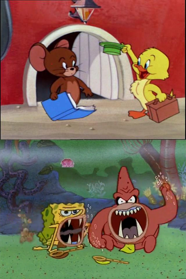 Primitive Patrick Primitive SpongeBob and Patrick hate SD by PeruAlonso on DeviantArt