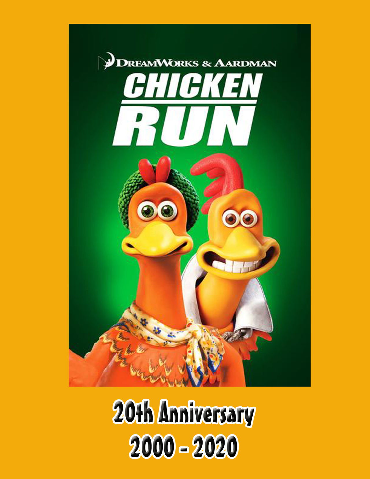 Chicken Run 20th Anniversary poster by PeruAlonso on DeviantArt