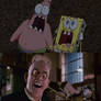 Judge Doom scares SpongeBob and Patrick