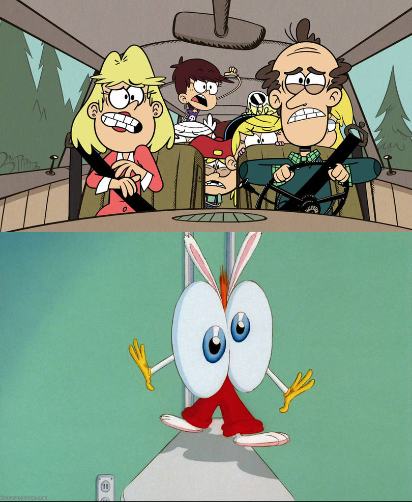 Louds about to crash into Roger Rabbit by PeruAlonso on DeviantArt