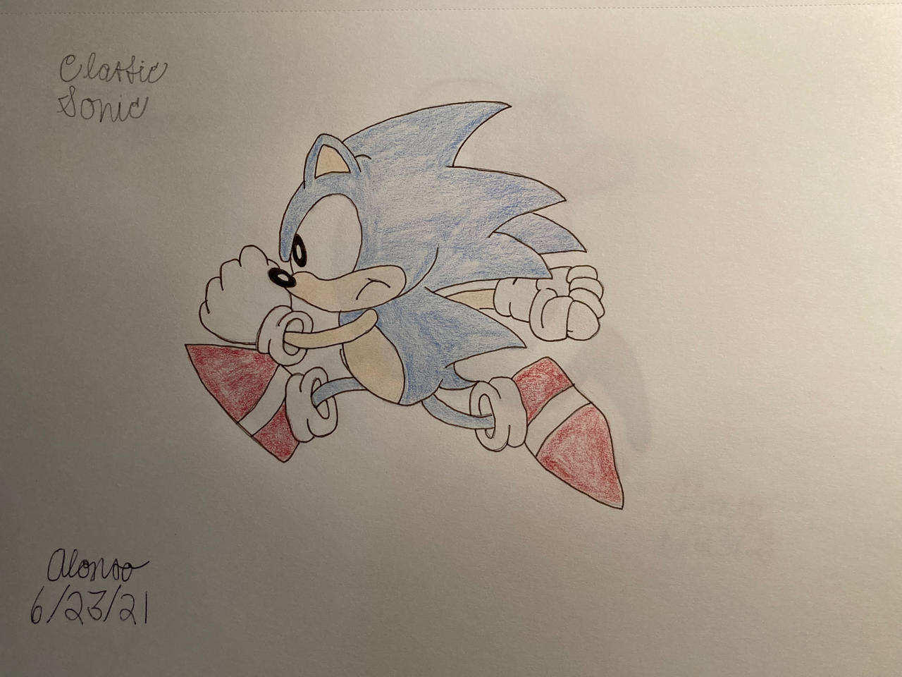Classic Sonic the Hedgehog by BlueTyphoon17 on DeviantArt