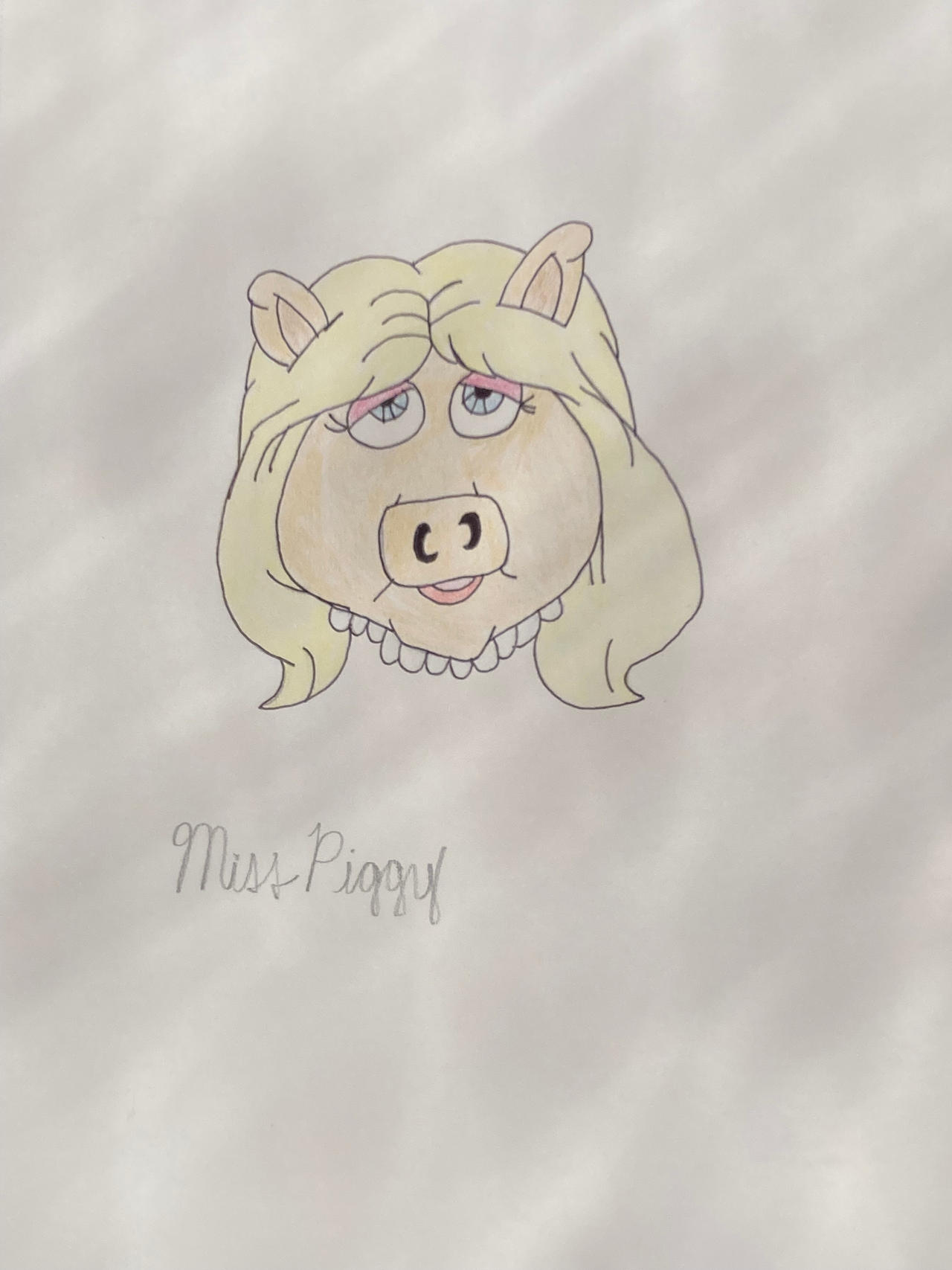 My Miss Piggy drawing by PeruAlonso on DeviantArt