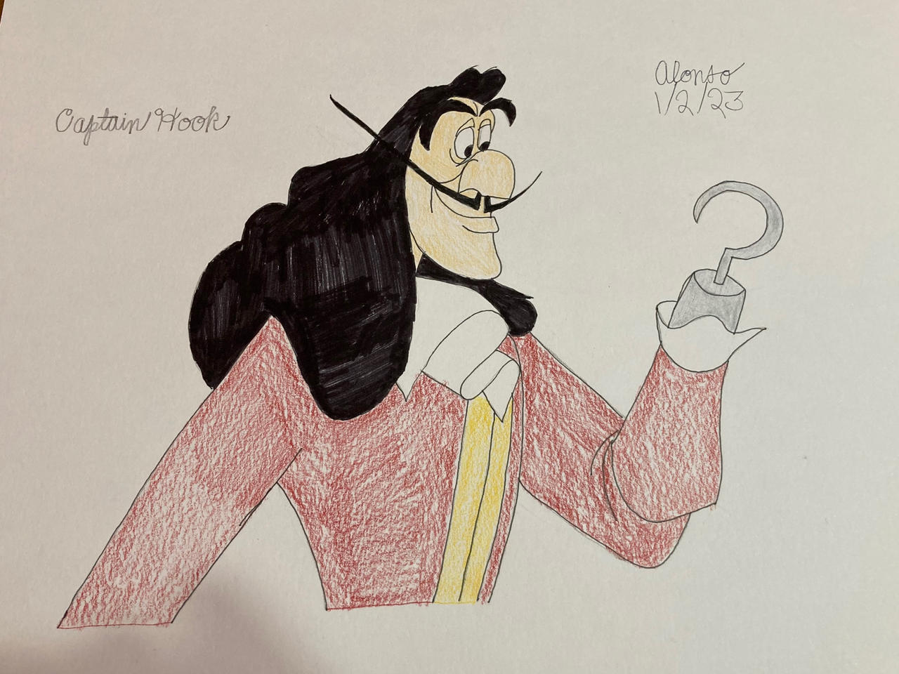 Captain Hook (re-draw) by PeruAlonso on DeviantArt