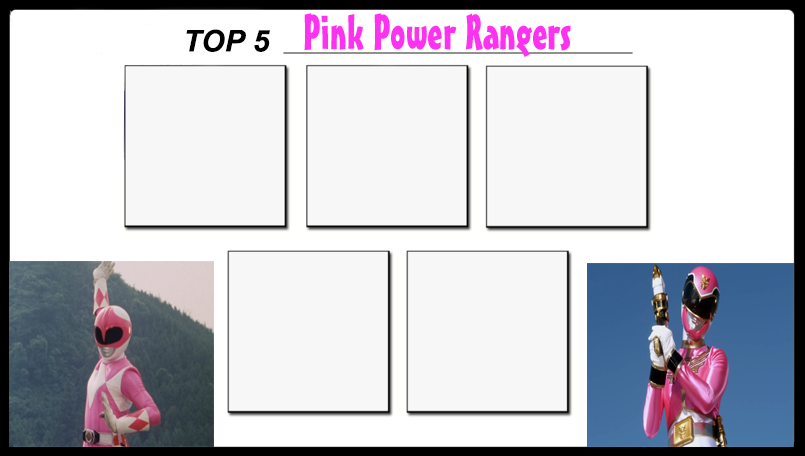 Pink Ranter Layout Top 5 Pink Power Rangers template by PeruAlonso on DeviantArt