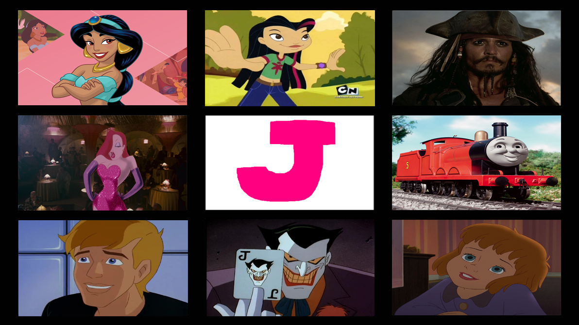 Letter R J Characters My Favorite Letter J Characters by PeruAlonso on DeviantArt