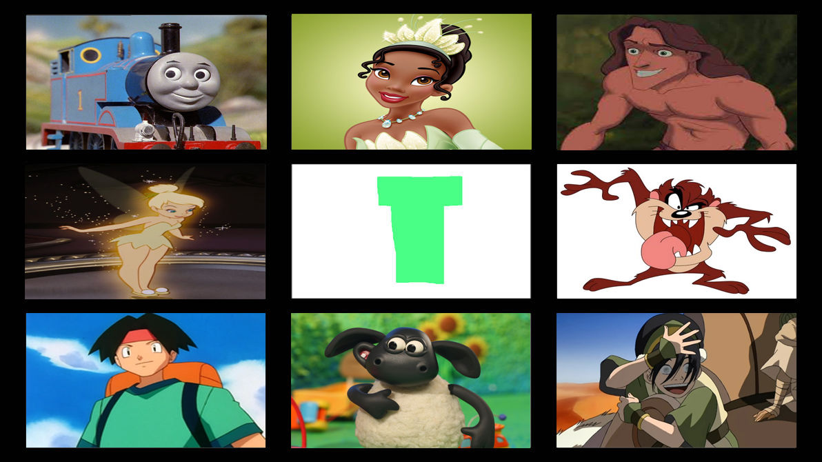 My Favorite Letter T Characters by PeruAlonso on DeviantArt