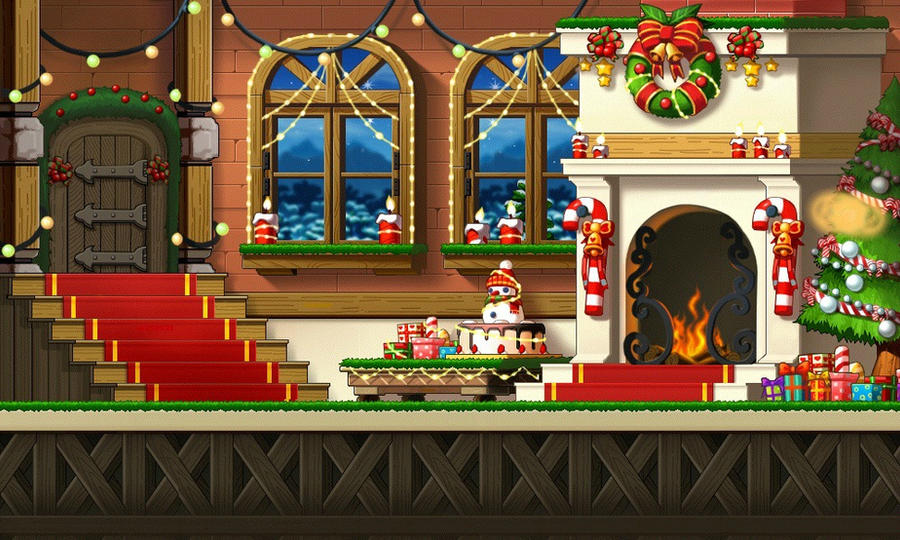 Inside the Christmas House Background by KpoperMaper on DeviantArt
