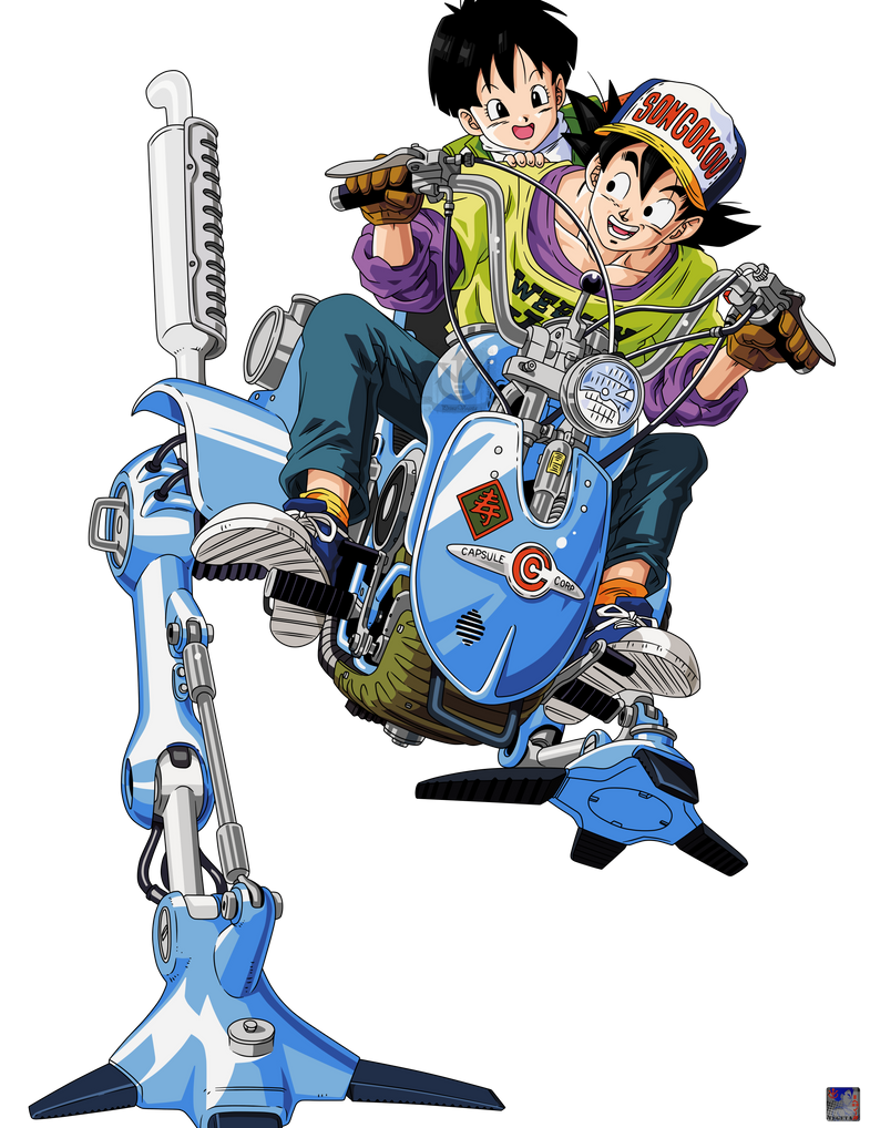 KakarottAndPan .:Lineart70:. Color by PrinzVegeta