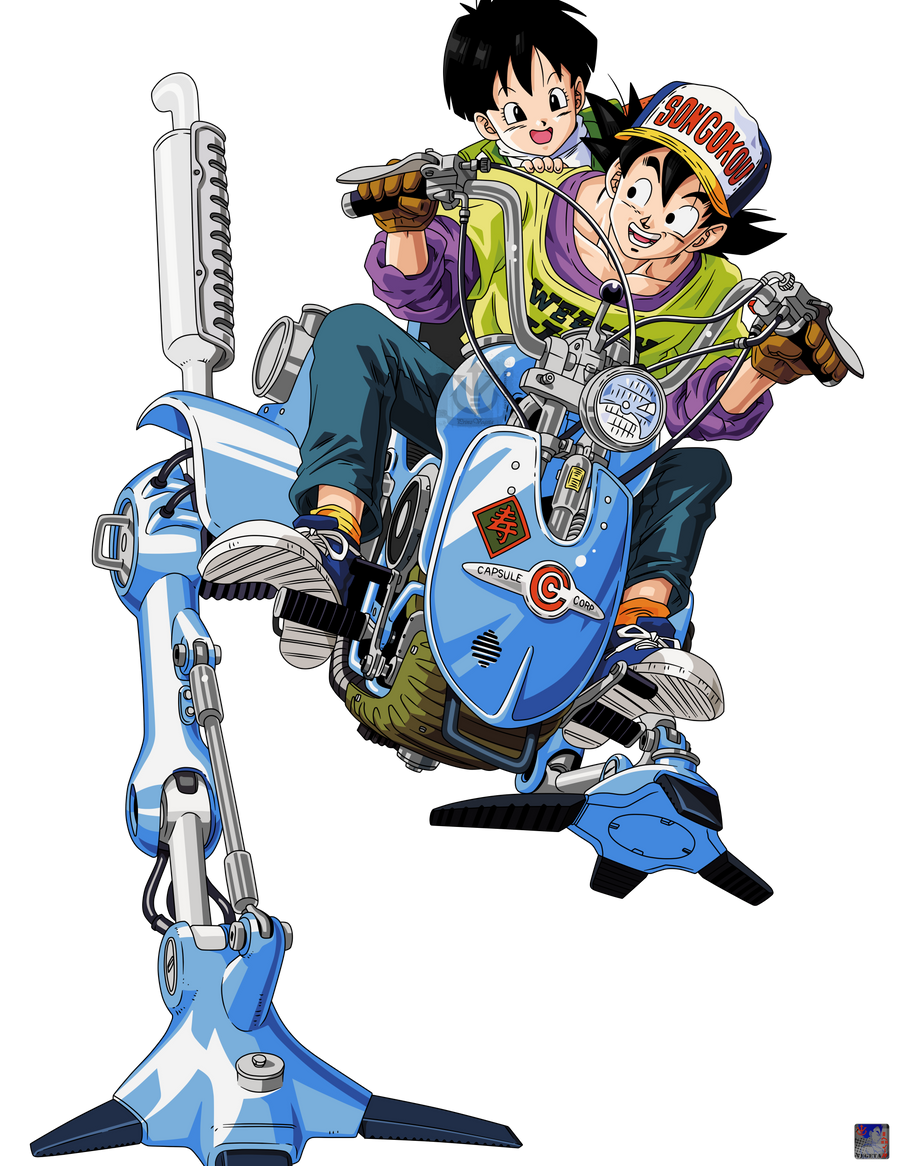 KakarottAndPan .:Lineart70:. Color by PrinzVegeta