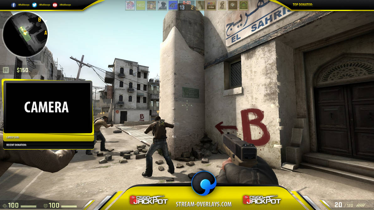 CS:GO Stream Overlay #3 - 4 Sale by iNfectedMedia on DeviantArt