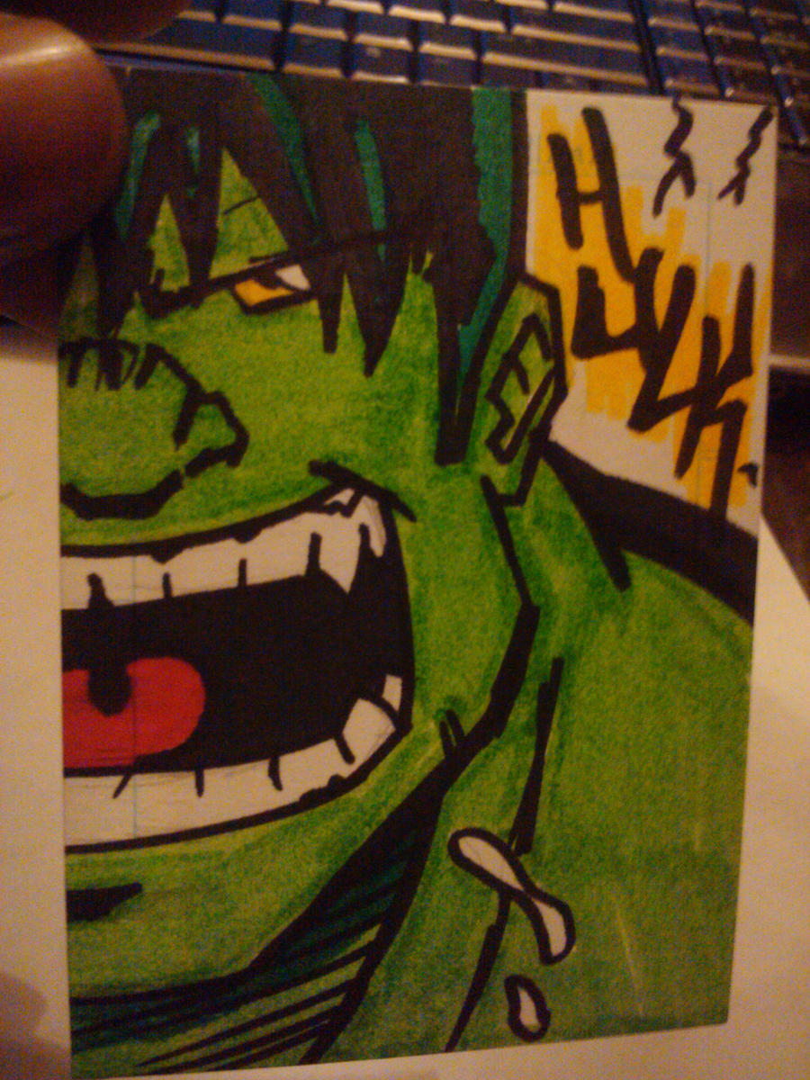 Hulk Sketch Card