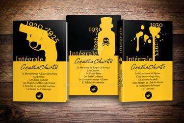 Couvertures Agatha Christie Integrales - Vol 1-3