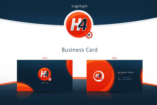 H4 Logotype and Business Card