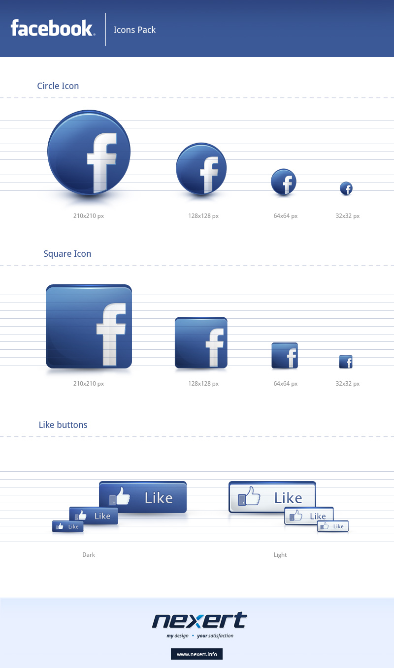 Facebook Icons Pack