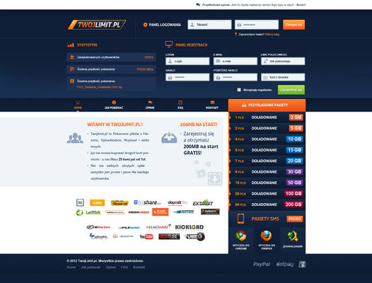 TwojLimit.pl - redesign layout