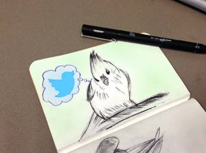 Sketchbook - Blue Bird