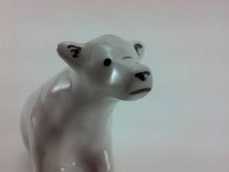 Mini Polar Bear Sculpture