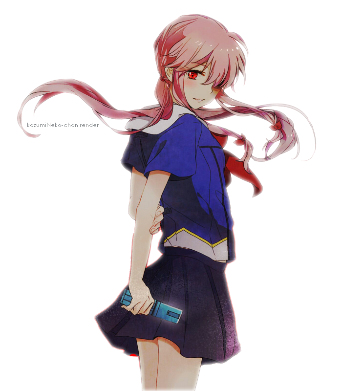 Mirai Nikki - Render2 by akovia on DeviantArt