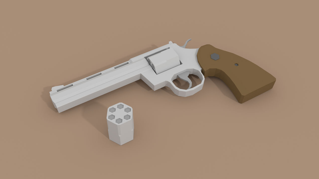 Python - Rick Grimes' Gun by ThePolycon on DeviantArt