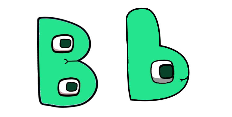 This is what is B from the alphabet lore didn't have a mouth :  r/alphabetfriends