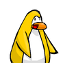 Awesome yellow penguin