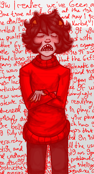 Kankri ''Walls of text'' Vantas