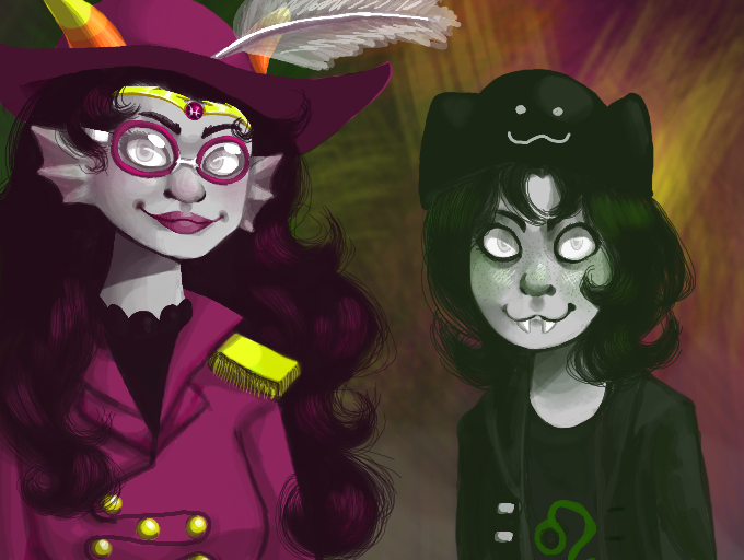 Rear Admiral Feferi and Commodore Nepeta