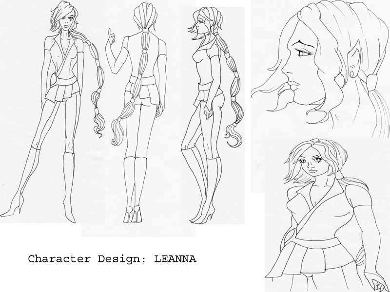 Character design Leanna