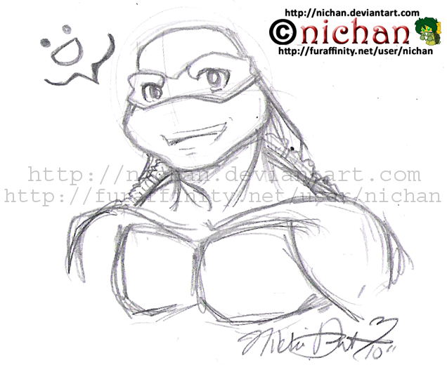 A Cute Mikey Sketch