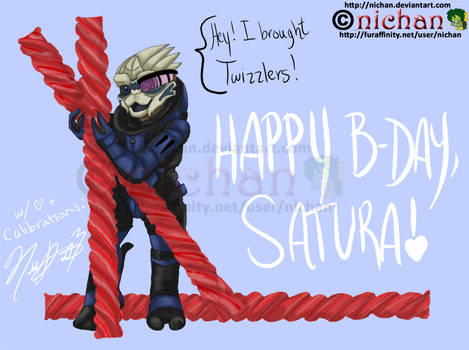 B-Day Pic for Satura - Twizzlers