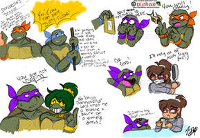 87!TMNT Sketches - Donatello's Degree
