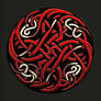 Vde Celtic Character Simple Minimalist Two Colors 