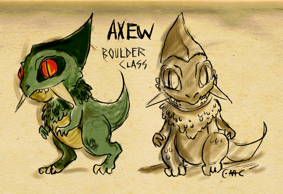 Axew Ditto Axew by ghostfiish on DeviantArt