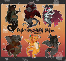 Fall/Halloween Flat-Sale Adoptables (1/6 OPEN)