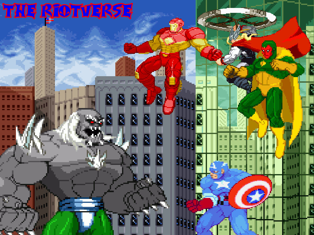 The Avengers arrive to Metropolis by RiotForever on DeviantArt