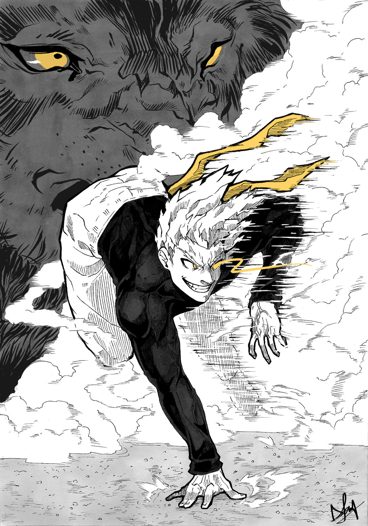 Garou Inflation Garou by sayuttan on DeviantArt