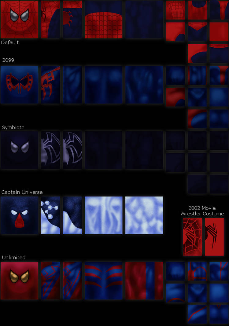 Spider Man Texture Vector Spider-Man 2000 Custom Textures by Hyperchaotix on DeviantArt