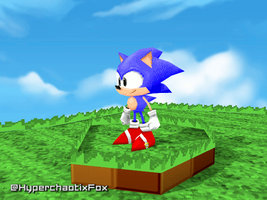 Impatient Low Poly Sonic