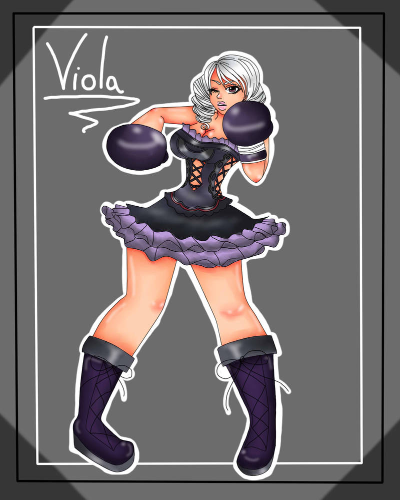 Violet Boxing Viola frist boxing attire By Jazzy2cool by MasterSaruwatari on DeviantArt