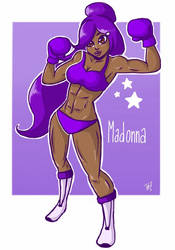 Madonna's sparring attire 2 By VanniV