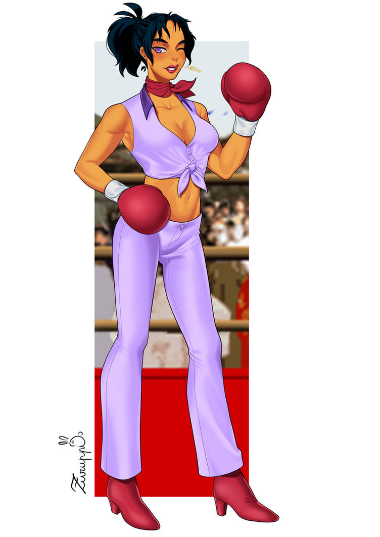 Violet Boxing Boxing Fever Violet Violet by Nozomi180 by MasterSaruwatari on DeviantArt