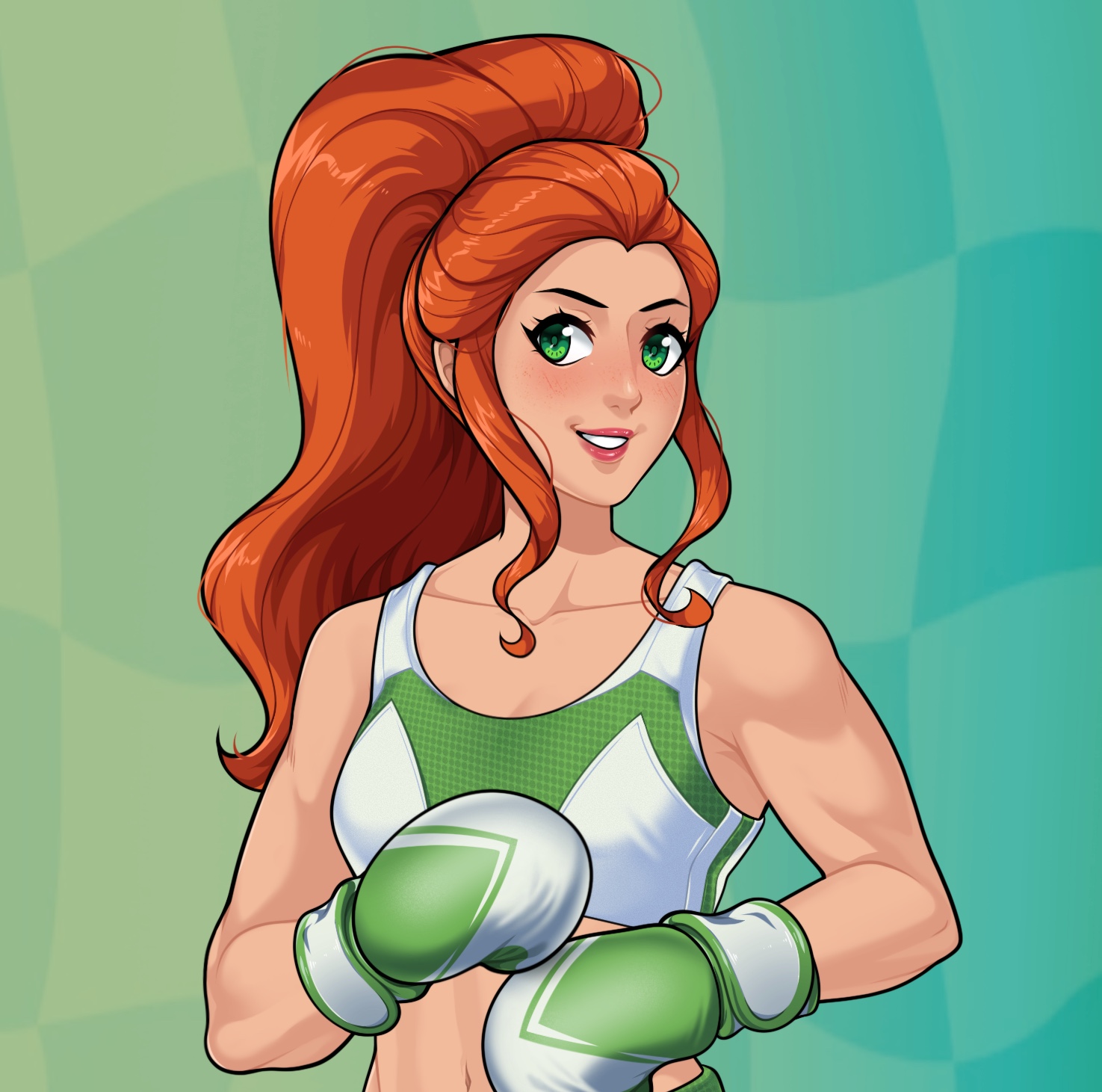 Sam Deviantart Sparring Sam avatar by Nozomi180 by MasterSaruwatari on DeviantArt