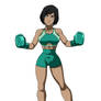 Sparring Korra short hair by Josuegnr1993